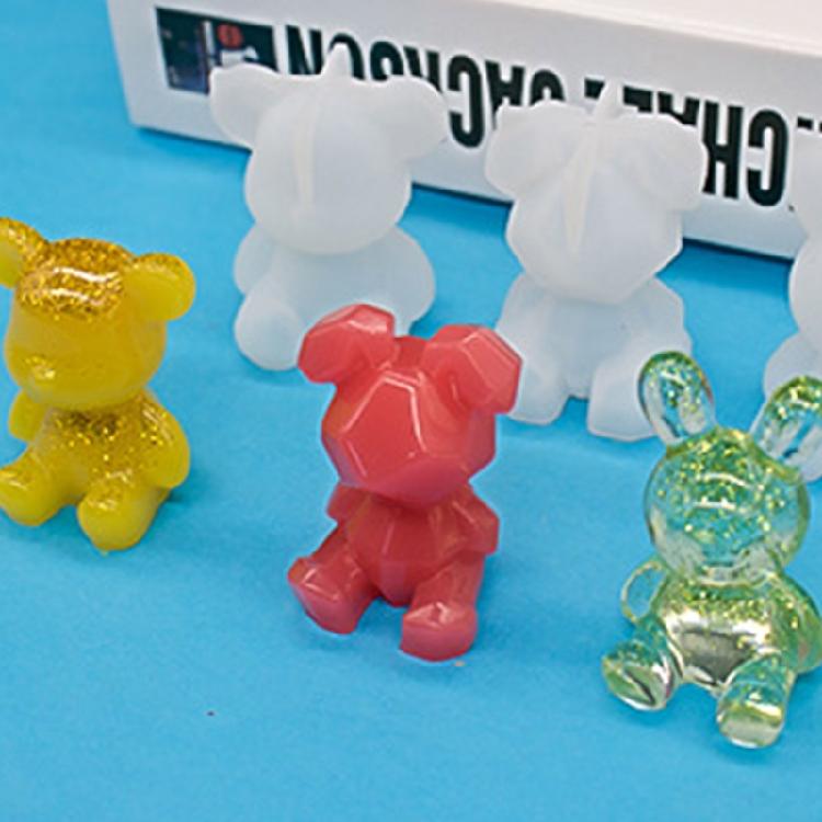 Silicone Keychain Mold Pendant Epoxy Casting Mould for DIY Crafts Jewelry Making
