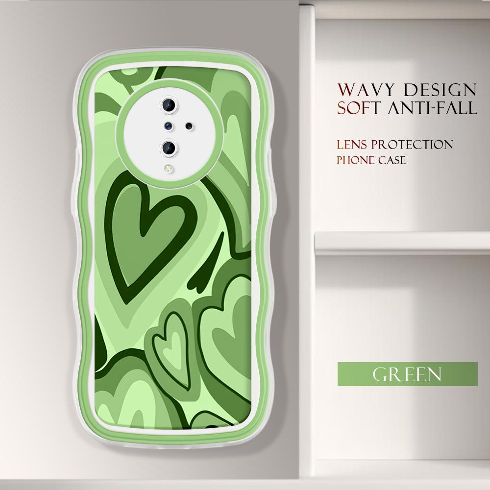 

Модный мягкий волнистый чехол для телефона с рисунком из мультфильма, защита камеры, противоударный чехол для мобильного телефона Vivo Vivo V29 Pro 5G