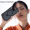 Magnetic Mobile Phone Case with Ring Stand for iPhone 17 16 15 14 Pro Max  Plus 13 12 11 Cases Translucent Cover with Protector