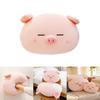 Plush Pig Head Pillow With Pp Cotton Filling For Lounge And Car Comfort