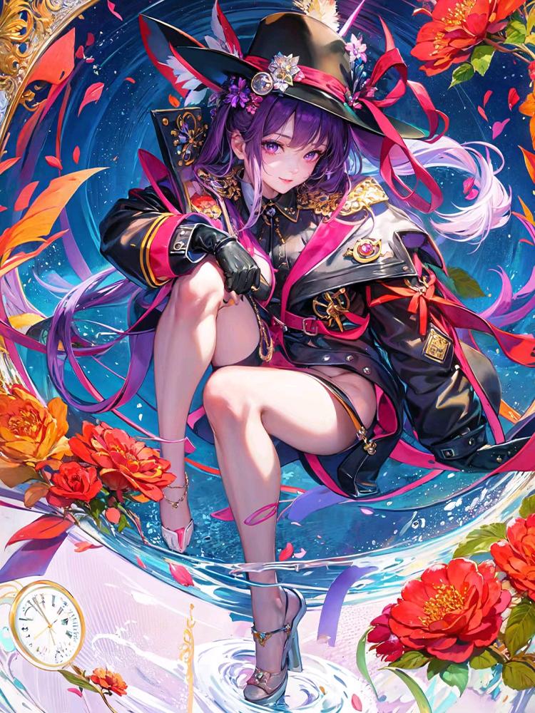 New Japan Anime 5D DIY Diamond Painting Mosaic Embroidery Cartoon Girl Diamond Cross Embroidery Home Decoration Gift