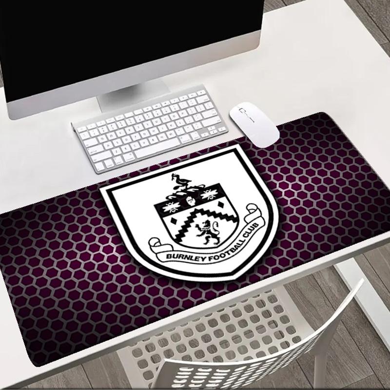 Football Club Burnley Mouse pad Office Desk Mat, Gaming Mouse Pad Mousepad, keyboard pad,Heavy-Duty Non-Slip Rubber Backing, Gift