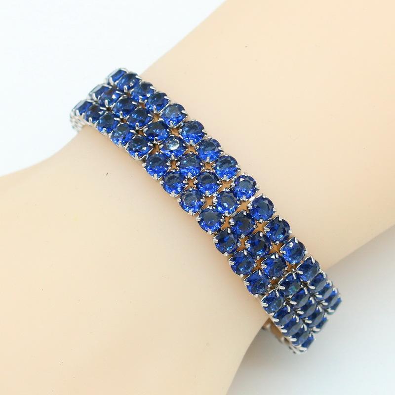Europe and The United States Luxury Zircon Inlaid Necklace Earrings Ring Bracelet Fashion Accessories