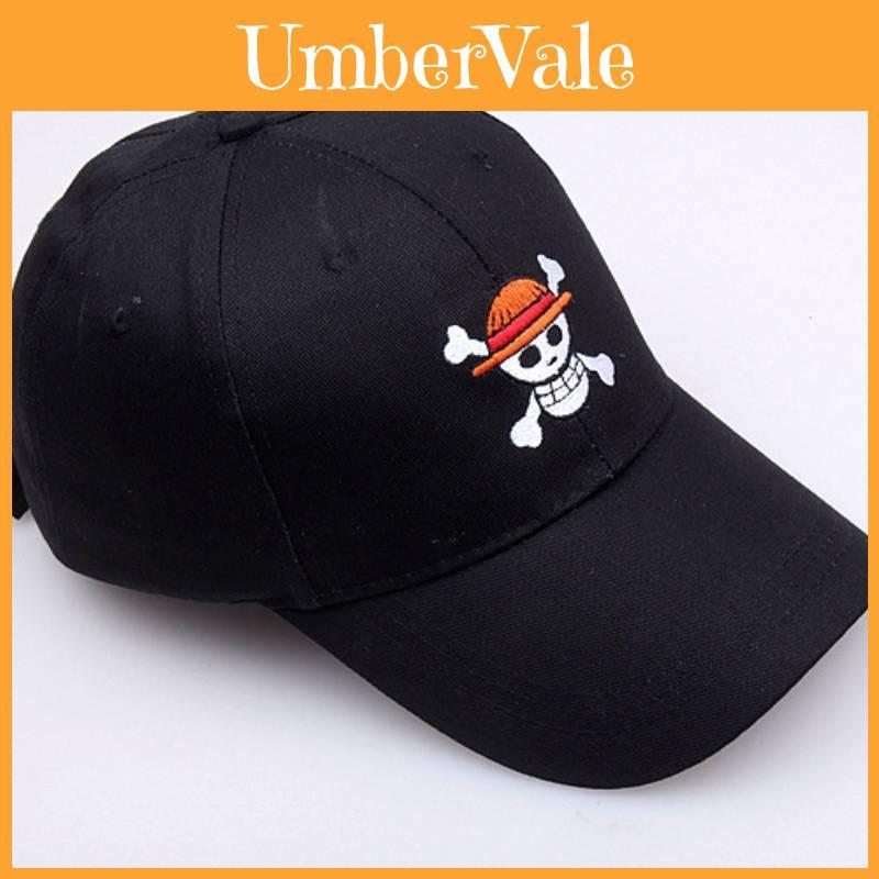 One Piece Pirate Embroidered Baseball Cap Sun Hat For Outdoor Sports