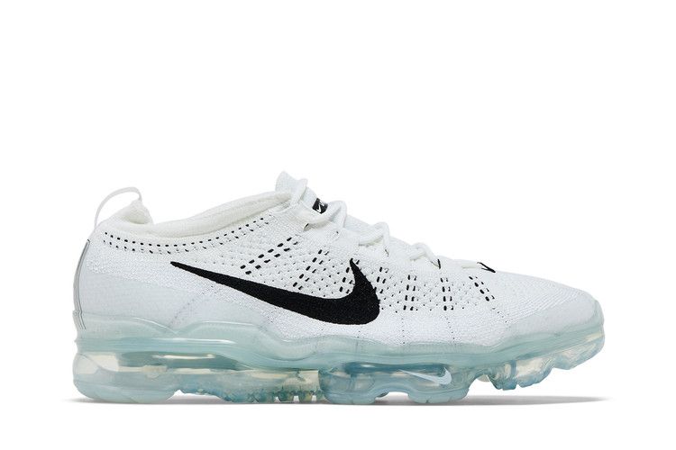 Nike Air VaporMax 2023 Flyknit Biały Czysty Platynowy Czarny
