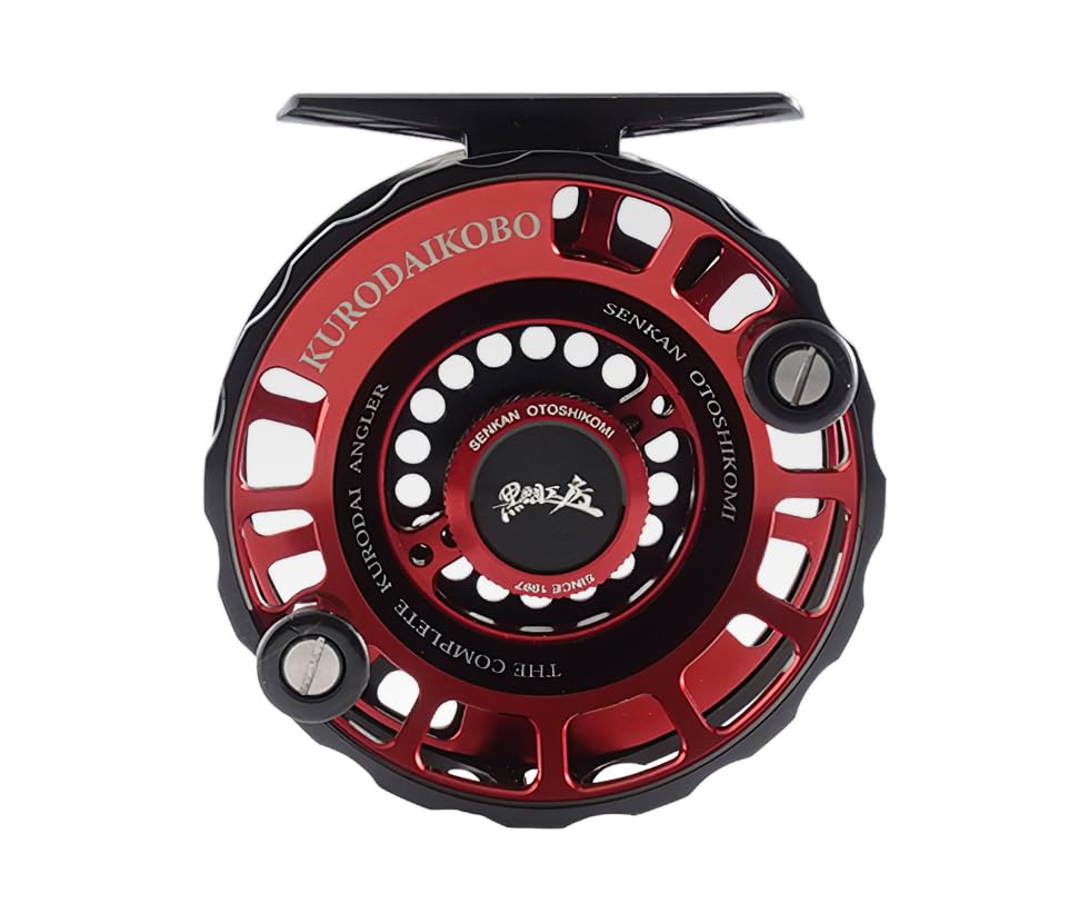 

Kurodai Kobo BLACKY Senkan Otoshikomi 80 Reel RB Drop-in (Red/Black)