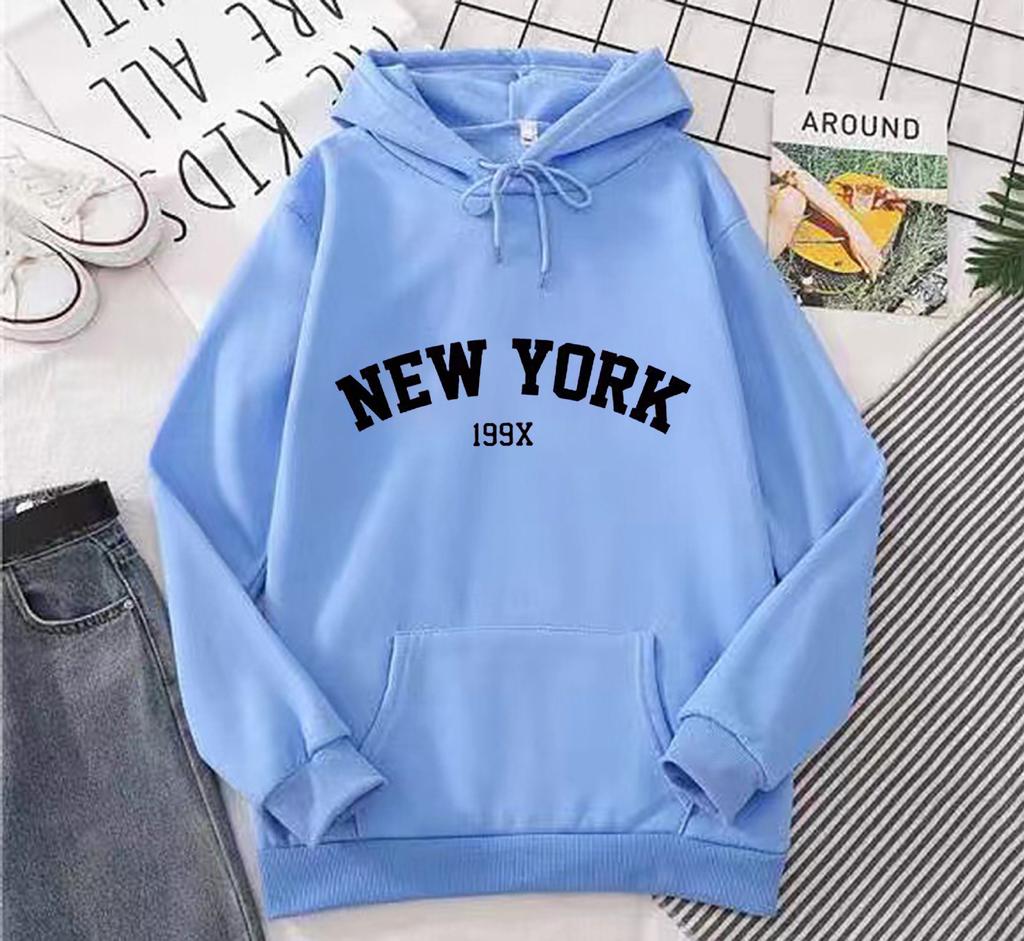 European and American new men's and women's clothing autumn and winter couples loose top fleece hoodie sweater