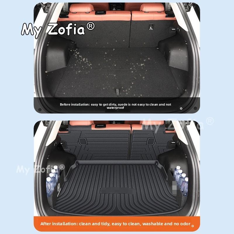 For CHANGAN UNI-S Changan CS55 Plus Gen 4 2026 Full Coverage TPE Car Trunk Mat Odorless Flexible Rear Cargo Liner Accessories