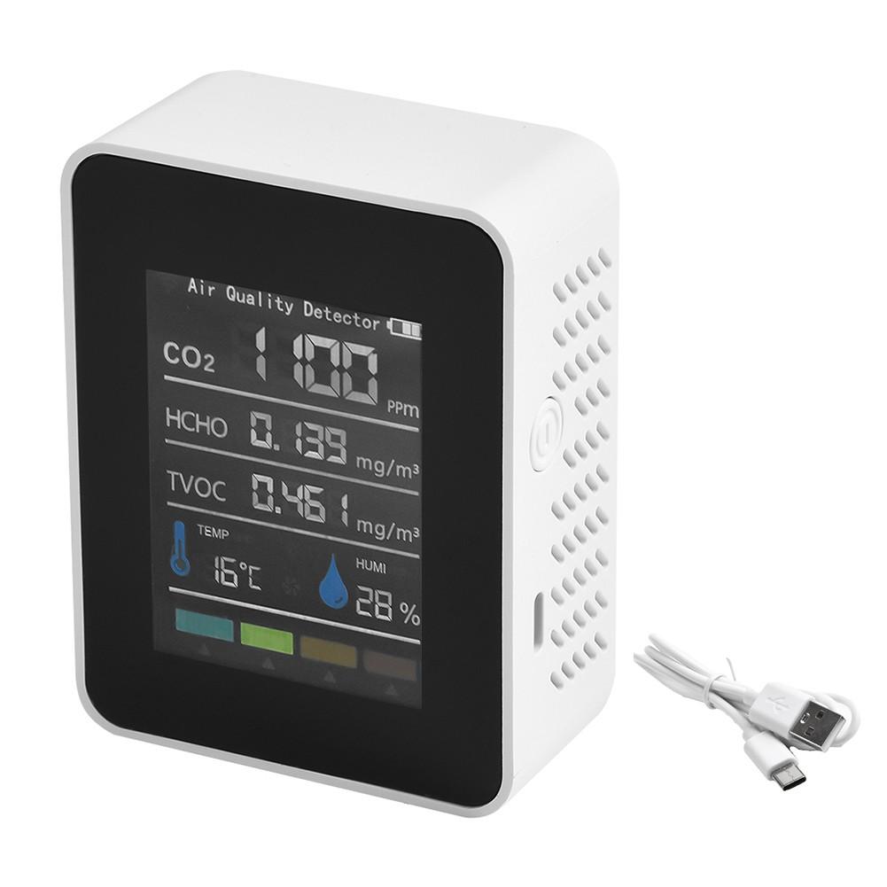 Air Quality Monitor 89 * 70 * 35mm ABS Material Brand New