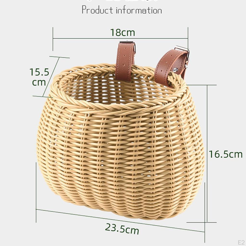 Bicycle Basket for Kids, Basket, Multifunctional Decor Handlebar