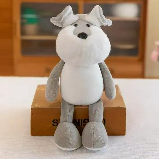 8" Cartoon Forest Animal Plush Toys: Elephant, Lion, Fox, Raccoon - Small Custom Cloth Dolls