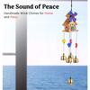 Wind Chimes for Home & Balcony Decor, Metal Hanging Outdoor Garden Terrace, Feng Shui Positive Energy Good Luck & Vastu
