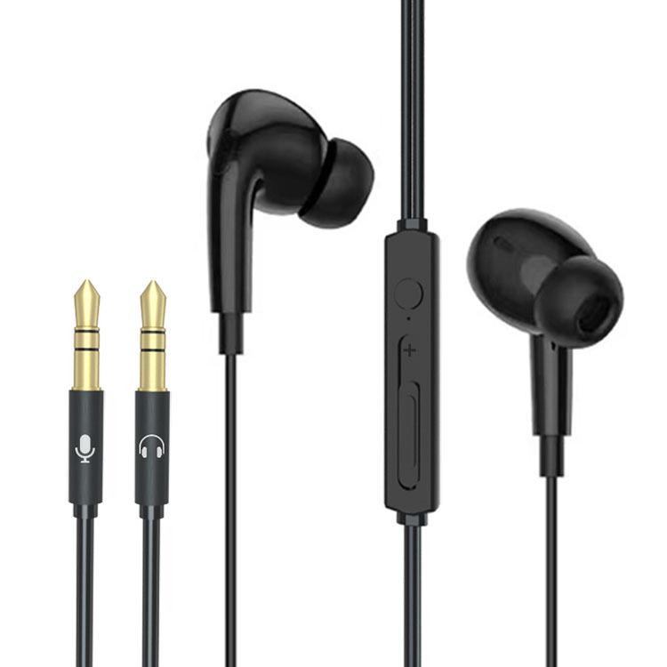 Wired In-Ear Headphones with Microphone, 3m Cable, Great for Live Broadcasts and Monitoring