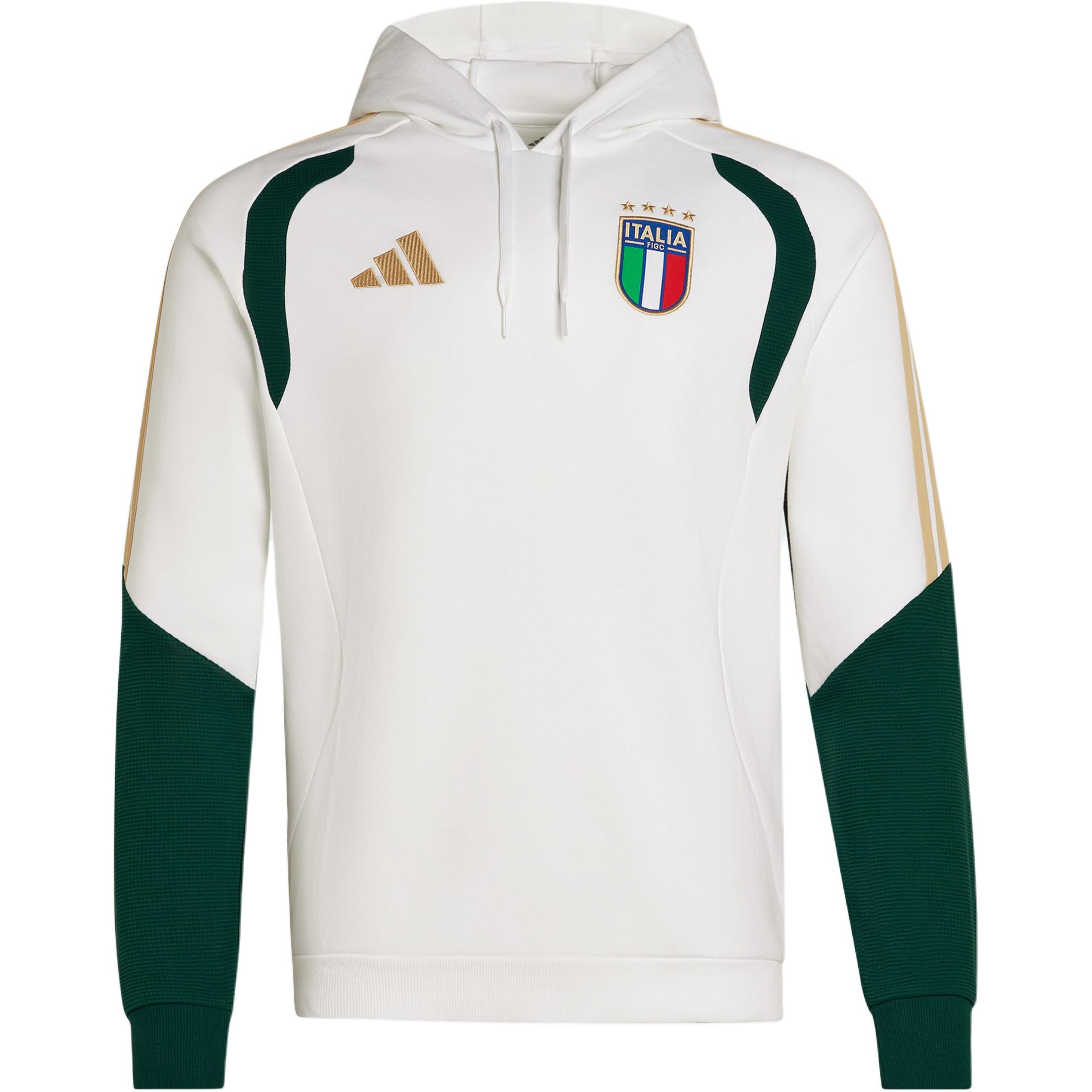 Adidas Italy 26 Tiro Sweat Italy National Team Football Training Hoodie Long Sleeve Sweatshirt Men Sweatshirt JZ9364 M