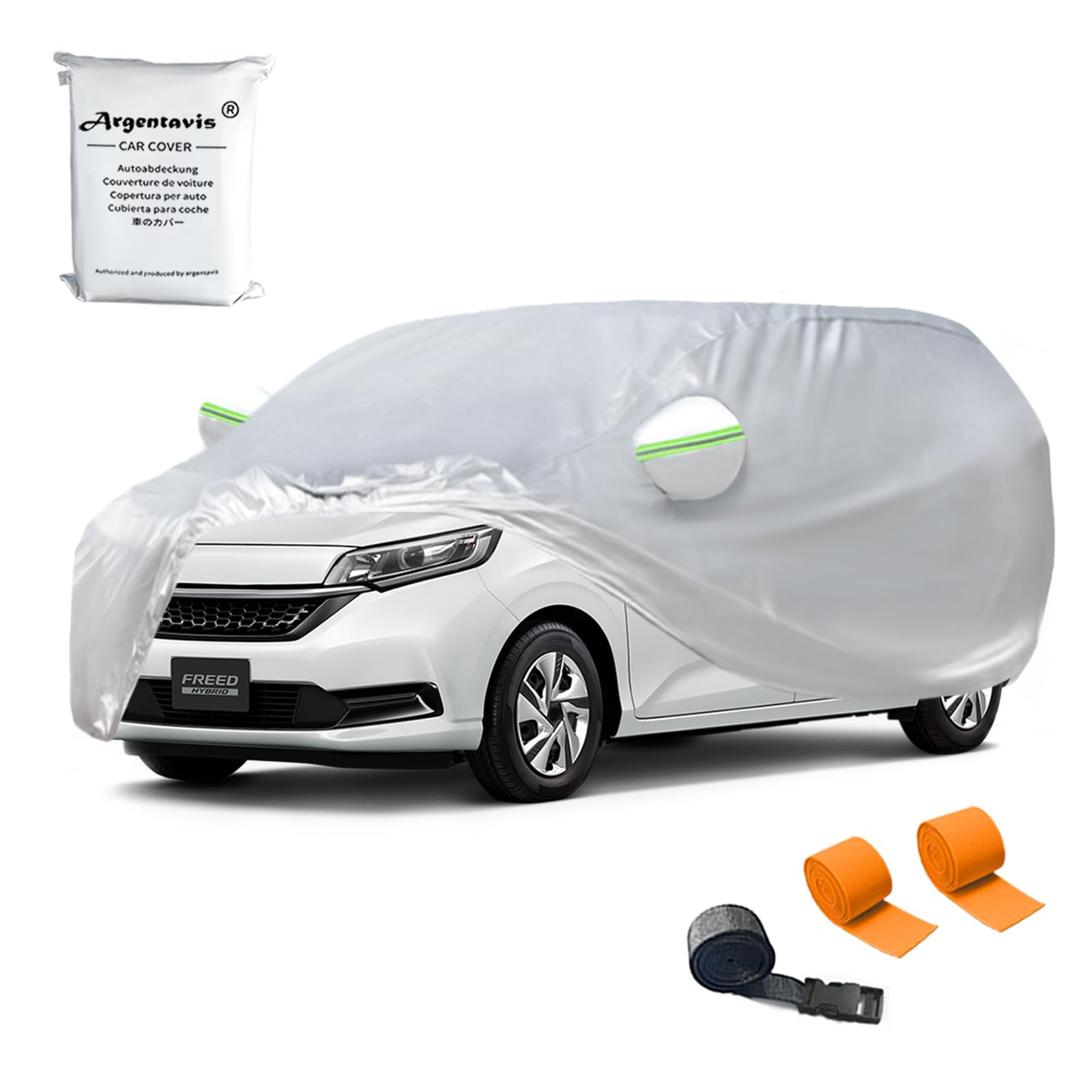 

Freed Car Cover for Freed GB5 GB6 GB7 GB8 2016 Body Typhoon car body cover with bonnet UV yellow dust and flexible windproof Suitable for and