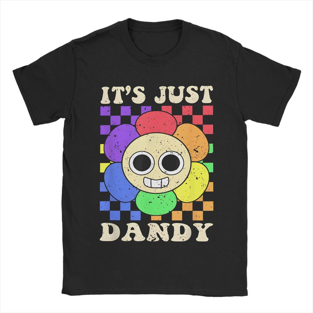 Retro Dandys Toons Dětský svět postaviček Dnes se cítím Panely Pánské tričko s kulatým výstřihem a krátkým rukávem Oblečení Bavlna Letní topy