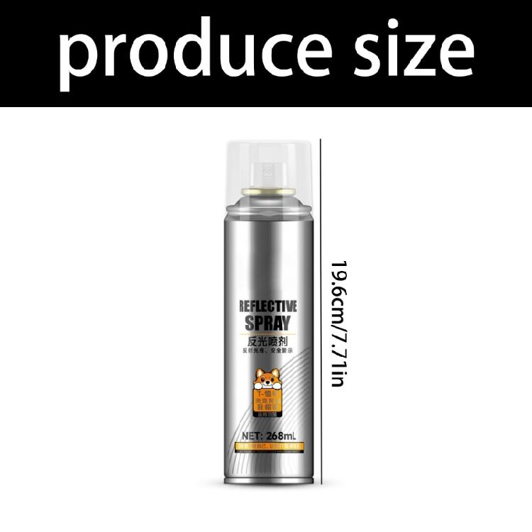 All Purpose Reflective Enhancement Sprayed Immediate Light Reflection Technology For Motorcycles Night Commuters 268ml