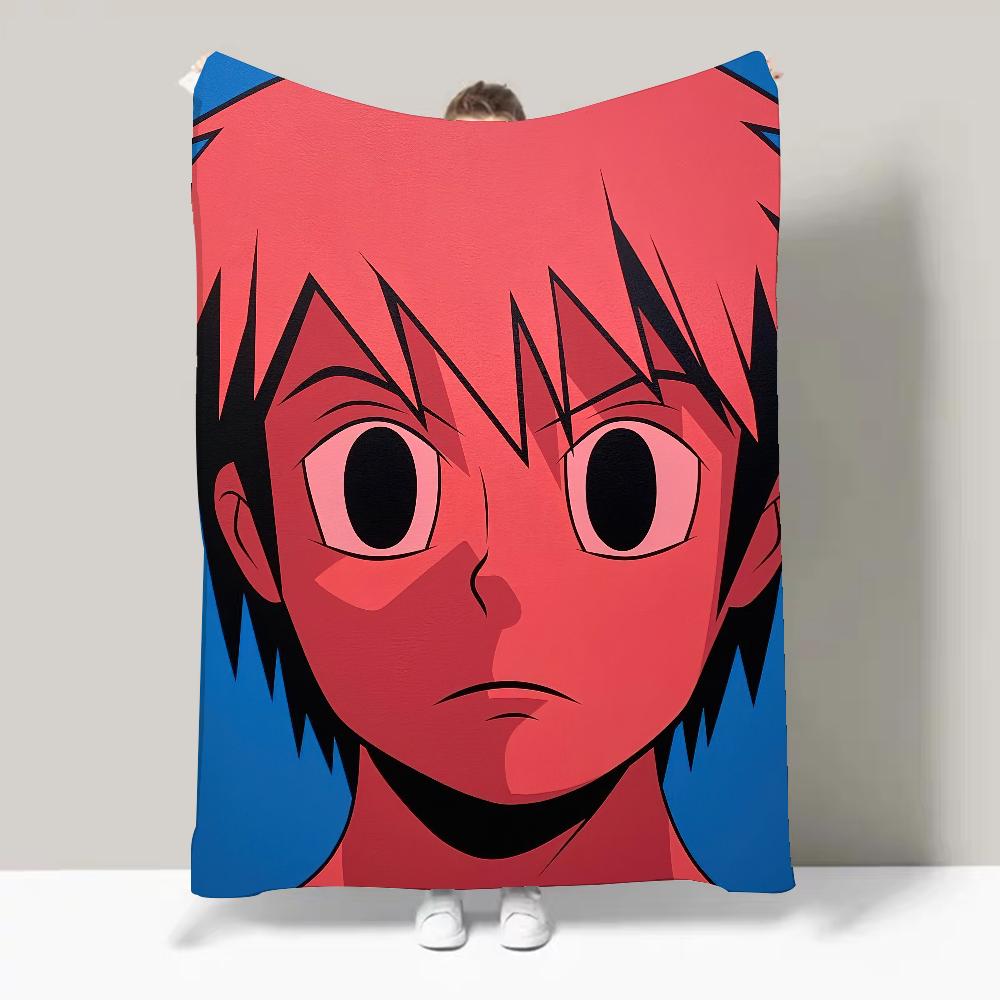 Minimalist Japanese Korea Animation Aokizy Blanket Design Lightweight For Dorms, Naps, Living Room, Office,Sofa,All Season