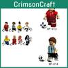 Messi Leo Neymar Cristiano Ronaldo Plastic Football Figurine Building Blocks
