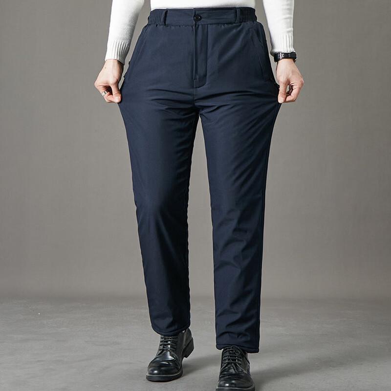 Men's Winter Fleece Lined Straight Leg Pants