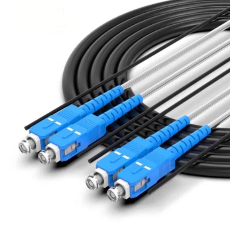 

QS-YZ2 Outdoor Armored Single-Mode SC-SC Fiber Optic Patch Cable
