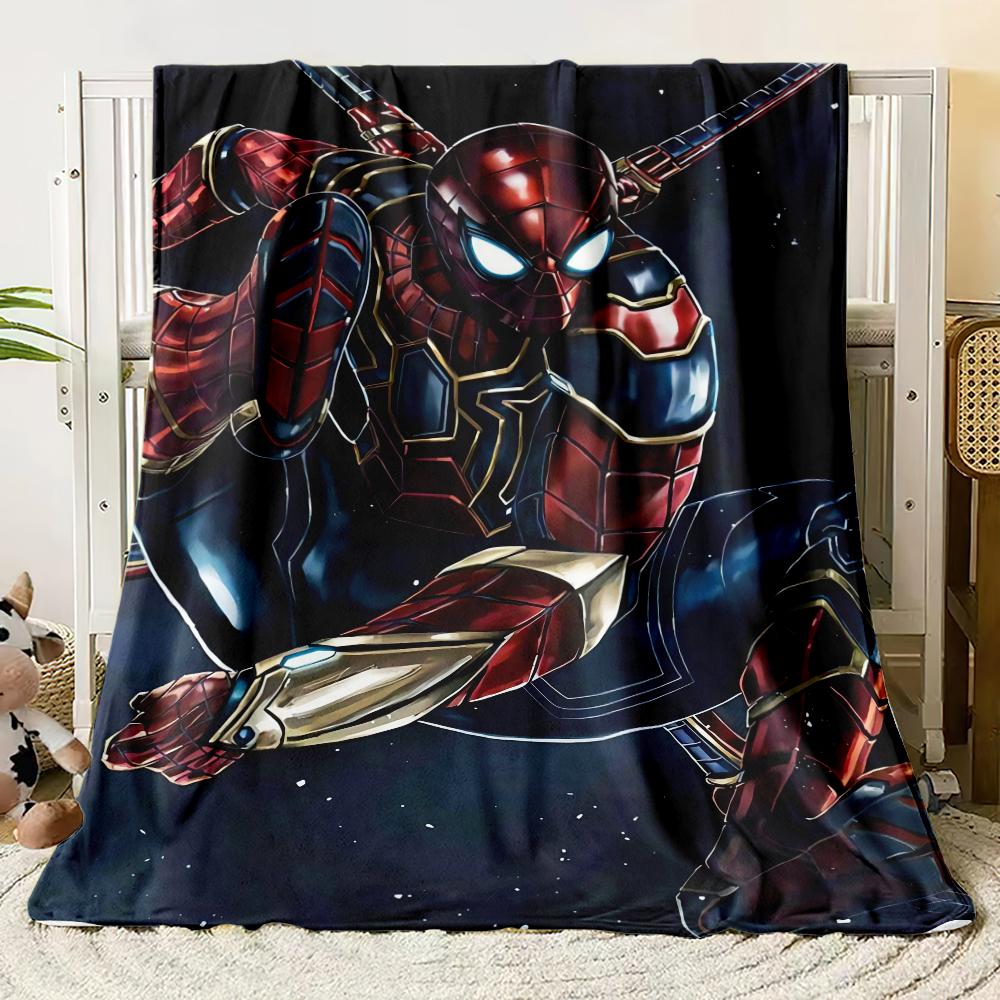 Marvel Flannel thin Blanket Bedroom Living Room Sofa Blanket Student Nap Office Nap Camping Trip Girlfriend Gift