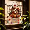 Modern Wind Chimes for Office Holiday Sun Catcher Chime Acrylic Festive Hanging Decor Christmas Elegant Halloween Day of The Dead Glowing
