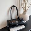 Yogodlns Stylish Retro Girl Underarm Bag French Bread Bag Commuter Aesthetic Shoulder Bag Urban Minimalist Large Capacity Handbags