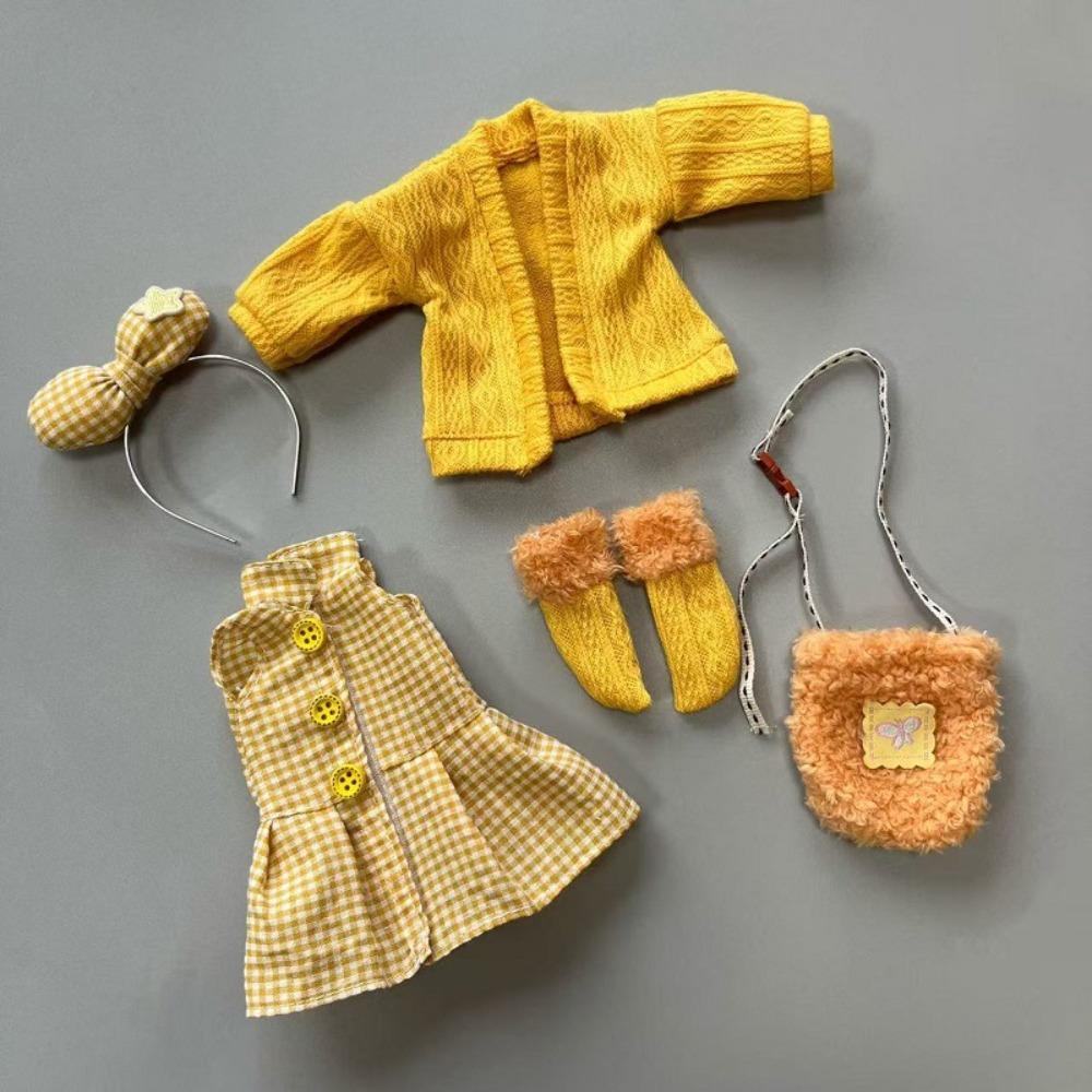 Dress Up Bjd Doll Clothes Casual Style Mini Doll Dress BJD Enthusiasts 1/6 Dolls Clothes  30cm
