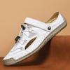 Popular Men's Hand-stitched Beach Sandals Men's Summer Casual Outdoor Mesh Breathable Cool Slippers Large Size