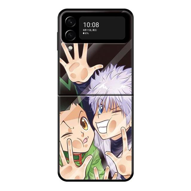 Hunter ×Hunter Gon Freecss Telefon Kılıfı Için Samsung Galaxy Z Flip 4 Z Flip3 5g Kabuk Galaxy Z Flip Sert Kapak Couqe
