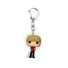 7pcs BTS Cute Cartoon Style Keychain, Acrylic Figure Charm, Kpop ARMY Fans Collectible Bag Pendant