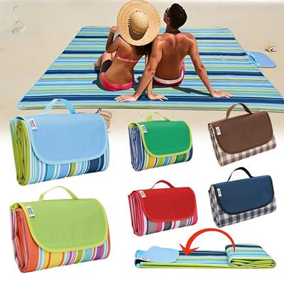Waterproof Sandproof Camping Mat Picnic Blanket Beach Mat Portable Camping Beach Blanket for Hiking Camping Foldable Amagi