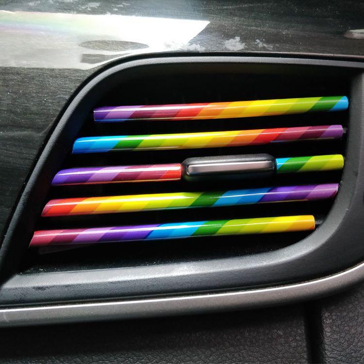 Electroplated Colored Universal Car Vent Decorative Strip