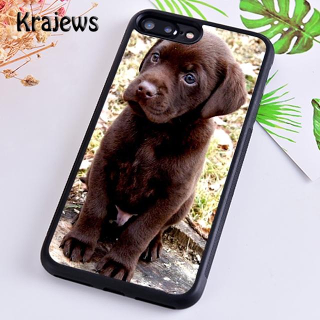 Krajews Cute Labrador Puppy Dog Phone Case Cover For iPhone 17 Air 16 15 14 Plus 12 Pro Max Coque Shell Fundas