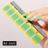 Manicure Sticker Set Gradient Color Waterproof Nail Polish Strips Nail Decorations