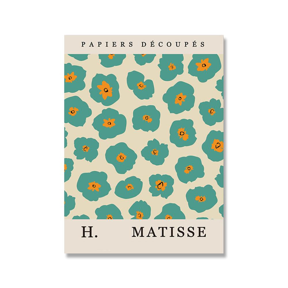 

Abstract Matisse Leaf Flower Posters And Prints Cherry Blossoms Nordic Wall Art Canvas Painting Pictures For Living Room Decor 21x30cm No Framed