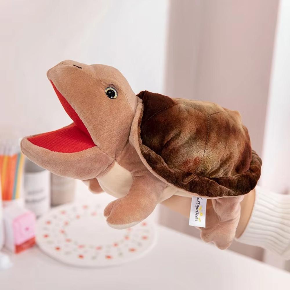 Lizard Snake Plush Hand Puppet Frog Crocodile Storytelling Puppet Animal Hand Puppet  Role-playing