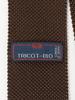 Beams F Marron Free Knit Custom Order by 21550899805 Men's Tie, TRICOT-DIO,
