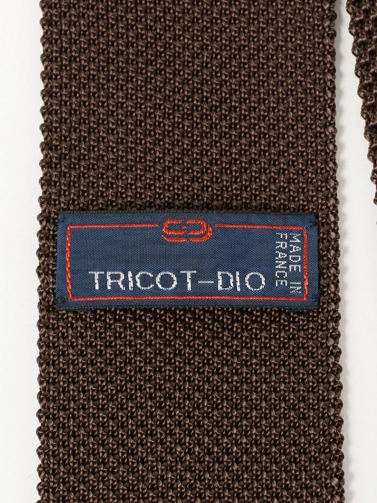 Beams F Marron Free Knit Custom Order by 21550899805 Men's Tie, TRICOT-DIO,