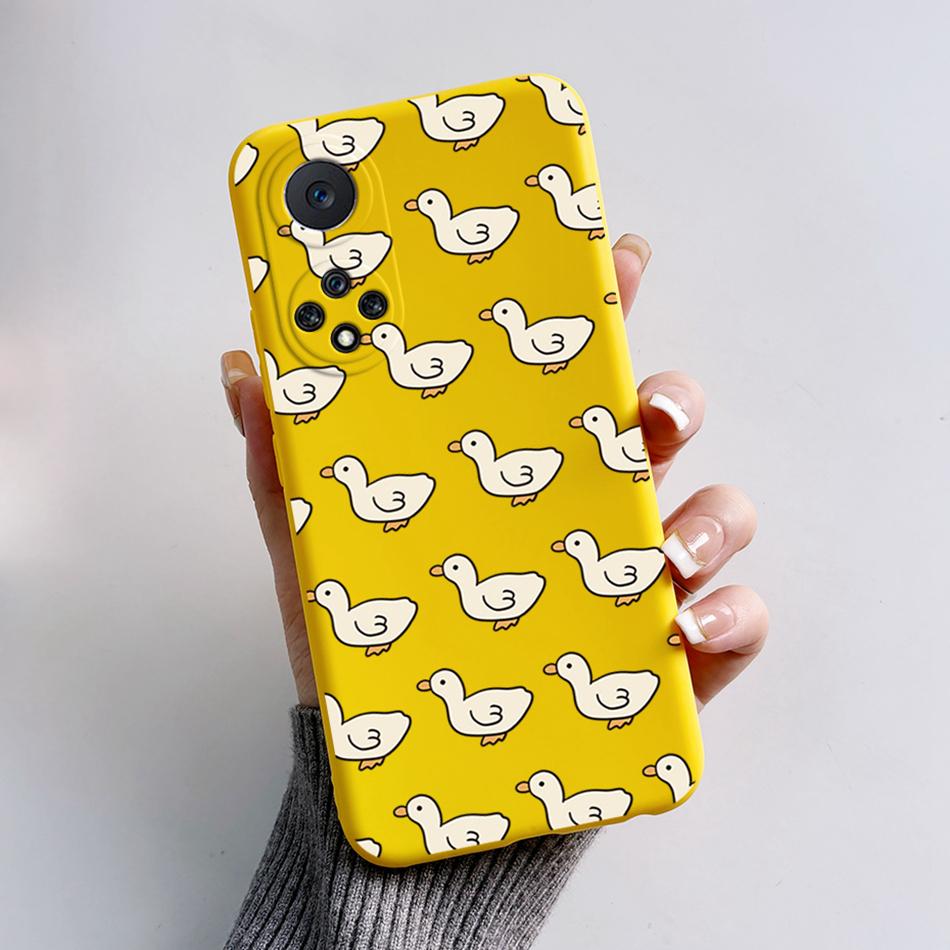 Funda For Honor 50 Capa Huawei Nova 9 Phone Case Soft Silicone Cute Cat Bear Cartoons Back Cover For Nova9 Honor50 Coque Bumper