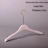 White Plastic Women's Clothing Hanger with Pant Clips for Live Streaming and Household Use
