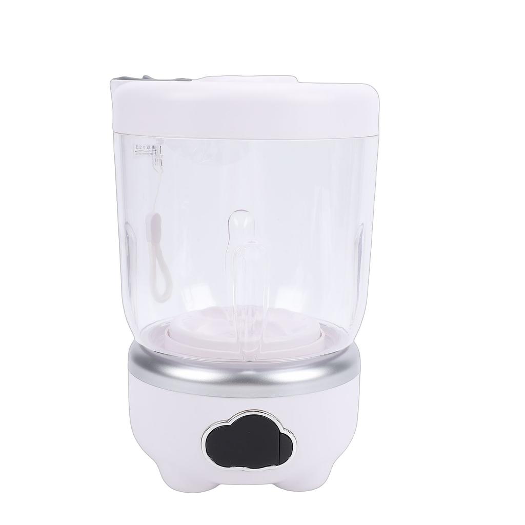 Underwear Washing Machine White Color 3 Modes Foldable 1.6L Portable Cordless Underwear Washer