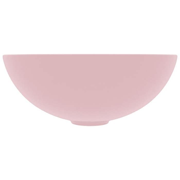 VidaXL Lavabo de Salle de Bain Rond Vasque à Poser de Toilette Lave-mains de Cuisine Salle Cosmétique Maison Intérieur 146977