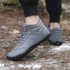 High-top Women's Hiking Shoes Plush Cotton Shoes Men's Winter Warm Snow Boots Trekking Camping Casual Shoes