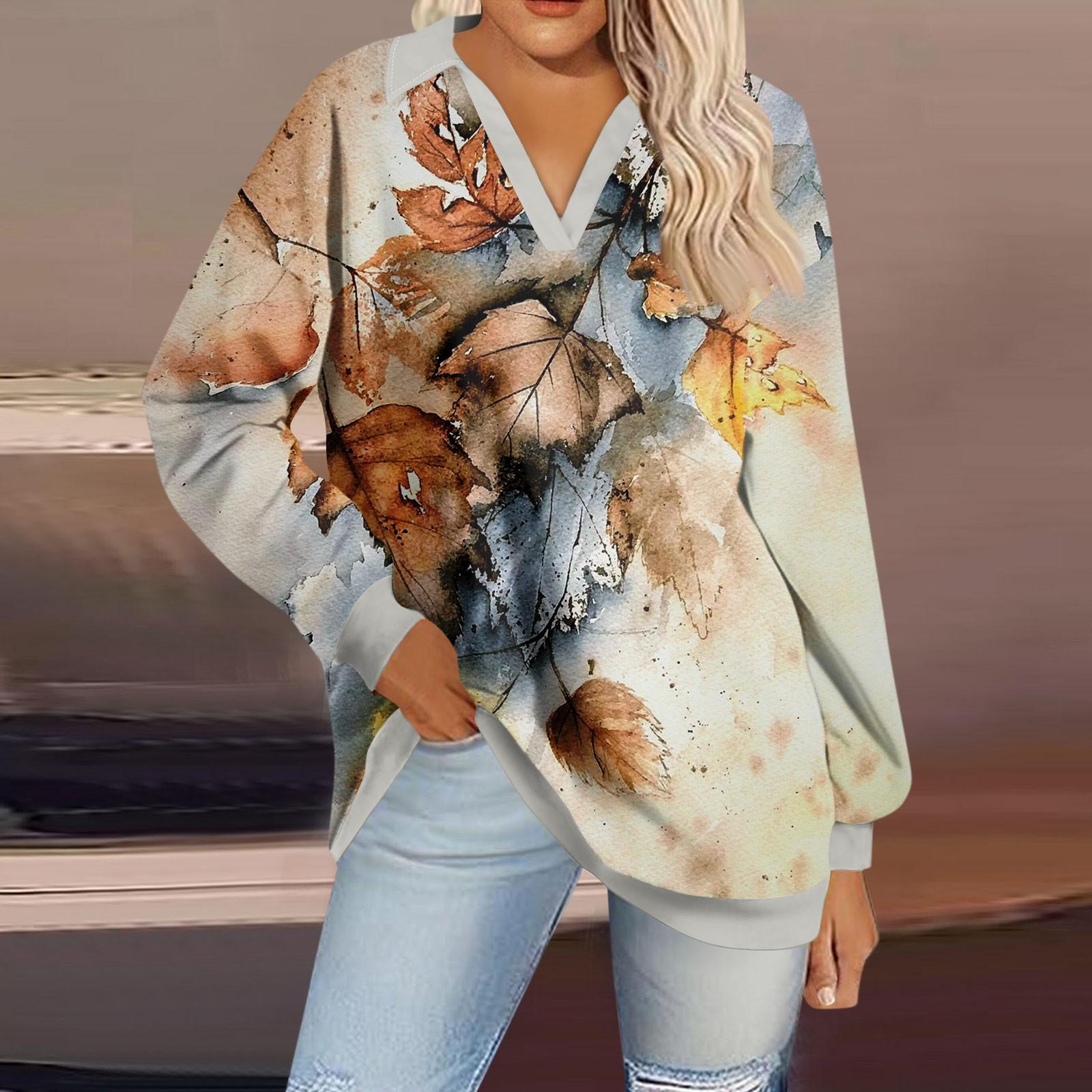 

Жіночий модний вільний світшот з V-подібним вирізом і довгим рукавом у смужку XL жовтий