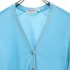 Salvatore Ferragamo Made In Italy Long Sleeve Knit Cardigan XS Light Blue Women Used