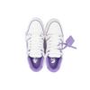 (WMNS) Off-White Out Of Office Low-Top Leather Sneaker 'Purple White' Women's OWIA259S23LEA0070137