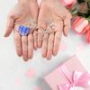 3 Pezzi Collana Girocollo Magnetica a Forma di Cuore Ottima per Amiche Catena a Cuore da Unire