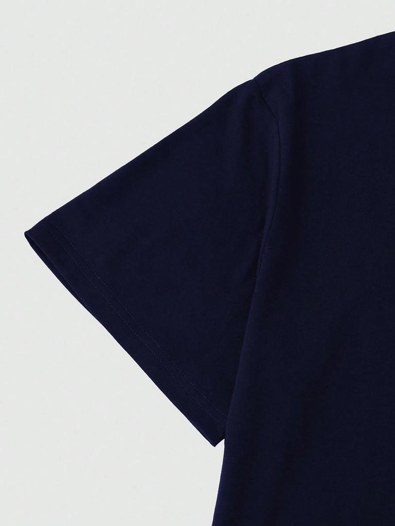 Herren Sommer 100% Polyester Freizeit Mode Italienische Flagge Bedrucktes Lockeres Sport Kurzarm T-Shirt